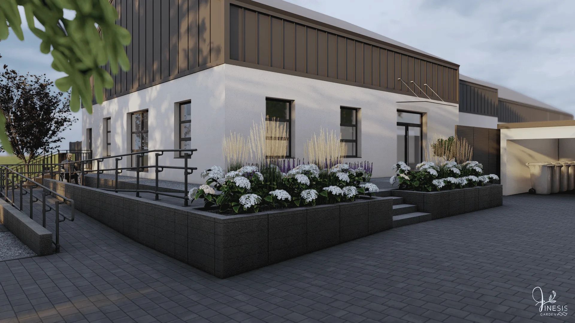 Wizualizacja projektu ogrodu, FINESIS garden